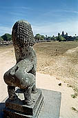Angkor Wat temple, the fourth enclosure, the west gopura 